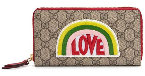 gucci rainbow wallet